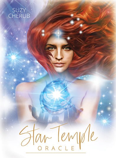 Star Temple Oracle box with glowing blue cosmic crystal sphere — Eternal Spirit
