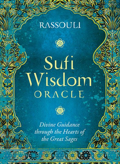 Sufi Wisdom Oracle box with golden Islamic geometric art by Rassouli — Eternal Spirit