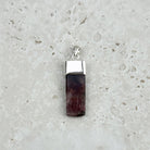 Super Seven Polished Rectangle Sterling Silver Pendant, additional detail view — Eternal Spirit