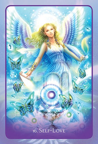 TeenAngel Oracle card celebrating the deck's unique visual language — Eternal Spirit