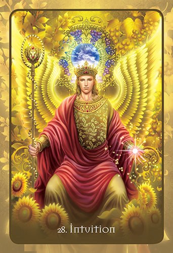 TeenAngel Oracle card showcasing the deck's evocative imagery — Eternal Spirit