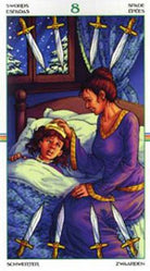 Wheel of the Year Tarot card offering a glimpse of the deck's sacred imagery — Eternal Spirit
