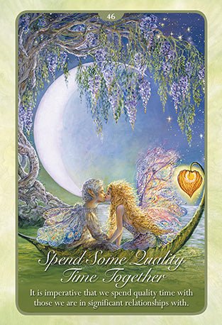 Whispers of Love Oracle card presenting the deck's visionary illustrations — Eternal Spirit