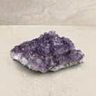 Amethyst crystal cluster 29cm, wide spread of lavender points, front view — Eternal Spirit