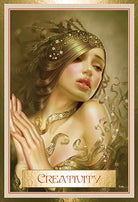 Wisdom of the Golden Path Oracle card showing the deck's detailed artistic vision — Eternal Spirit