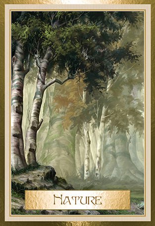 Wisdom of the Golden Path Oracle card featuring the deck's enchanting card art — Eternal Spirit