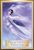Wisdom of the Golden Path Oracle card sharing the deck's luminous illustration style — Eternal Spirit