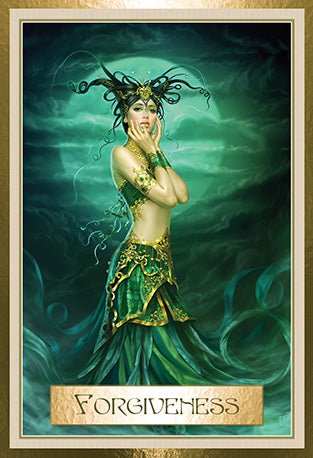 Wisdom of the Golden Path Oracle card reflecting the deck's transcendent artwork — Eternal Spirit